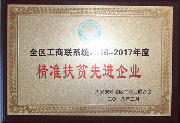 精準扶貧先進企業(yè)